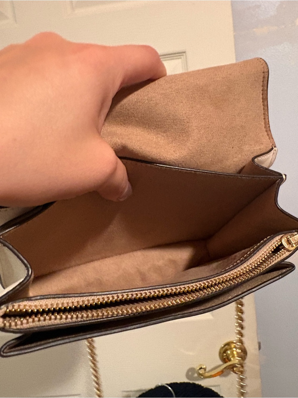 Coach Small Klare Crossbody Purse Beige/Light Tan Signature - Picture 10 of 13